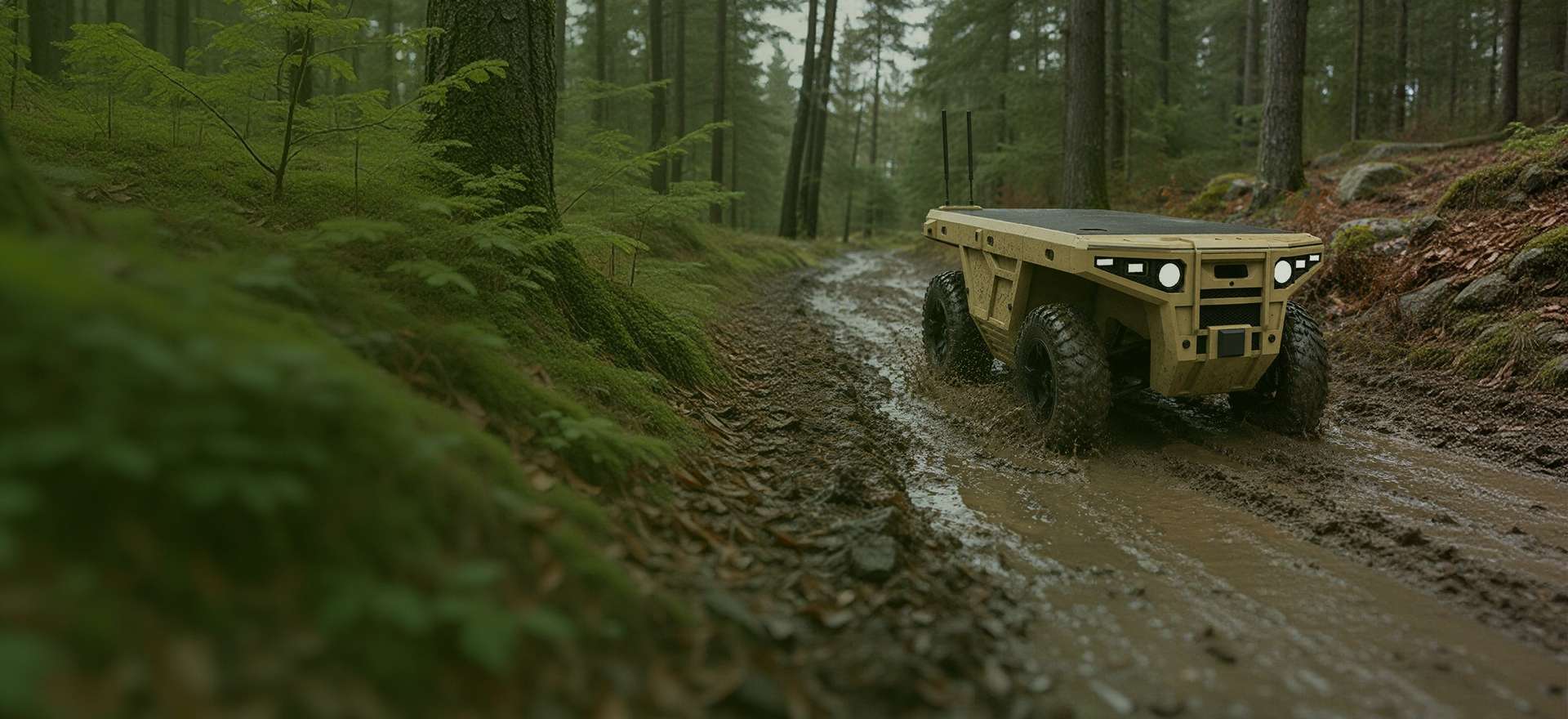 G40A 极限作业智能体在山地道路上行驶
